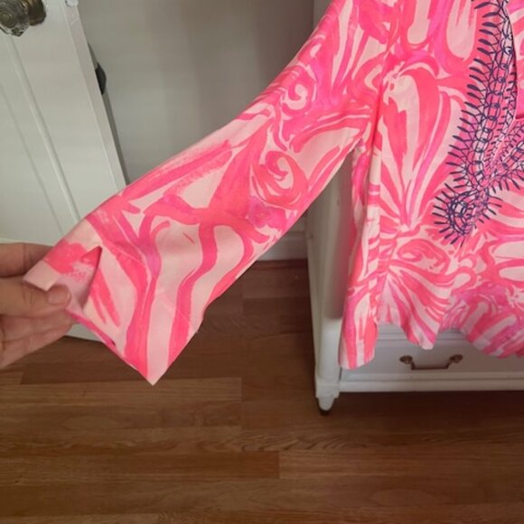 Lilly Pulitzer silk tunic top Small - Picture 3 of 4